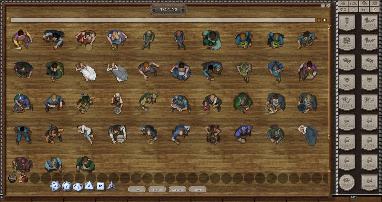 Fantasy Grounds - NPCs: Middle Class (Token Pack) Screenshot 0