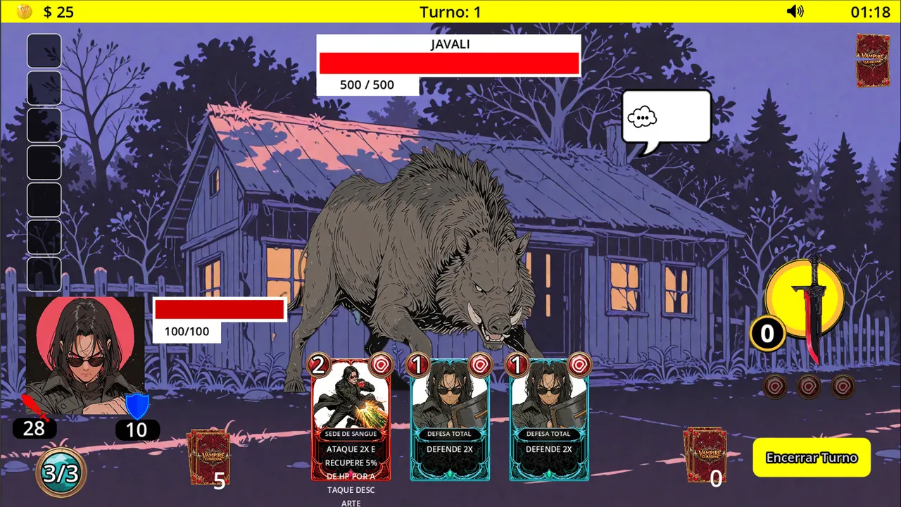 Vampire Guardian - Card Game Screenshot 2