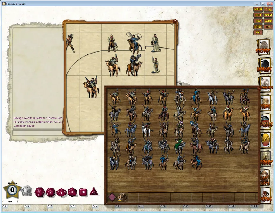 Fantasy Grounds - Deadlands Cardstock Cowboys: Weird West #1 (Token Pack) Screenshot 3
