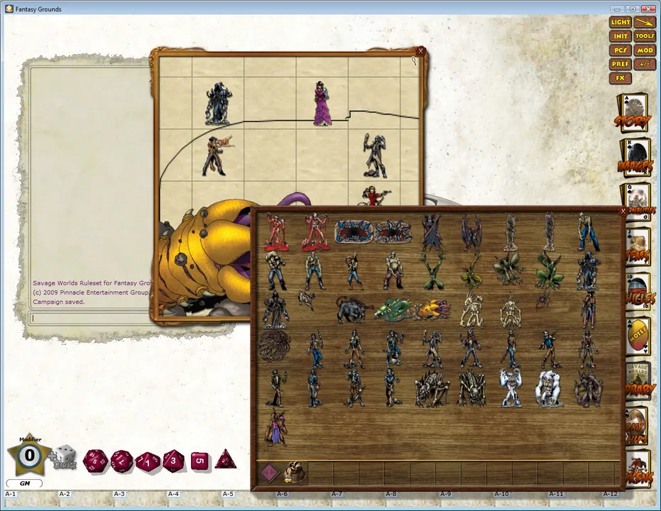 Fantasy Grounds - Deadlands Cardstock Cowboys: Weird West #1 (Token Pack) Screenshot 1