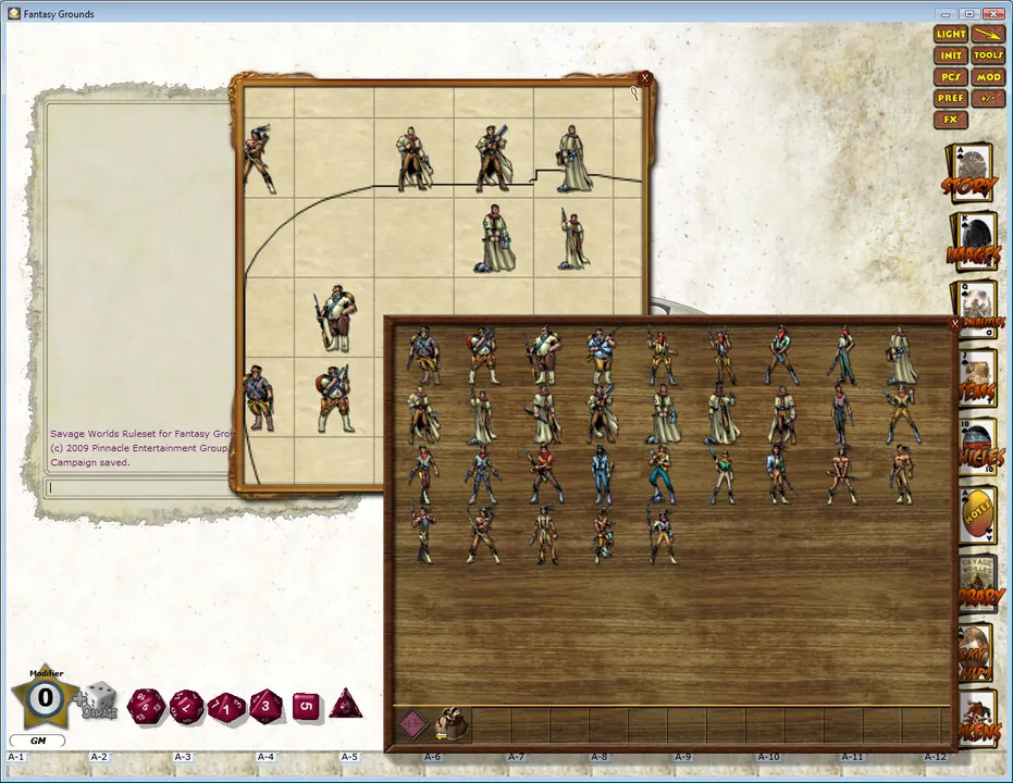 Fantasy Grounds - Deadlands Cardstock Cowboys: Weird West #1 (Token Pack) Screenshot 2