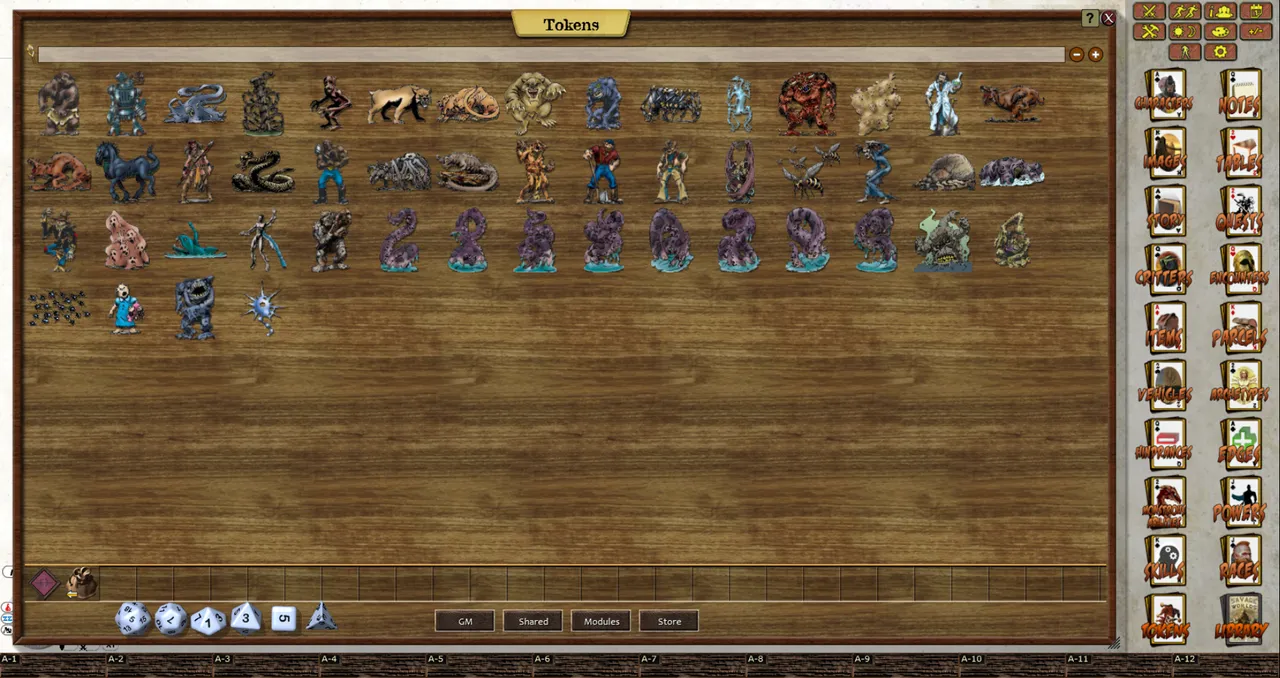 Fantasy Grounds - Cardstock Cowboys: Horrors of the Weird West (Token Pack) Screenshot 0