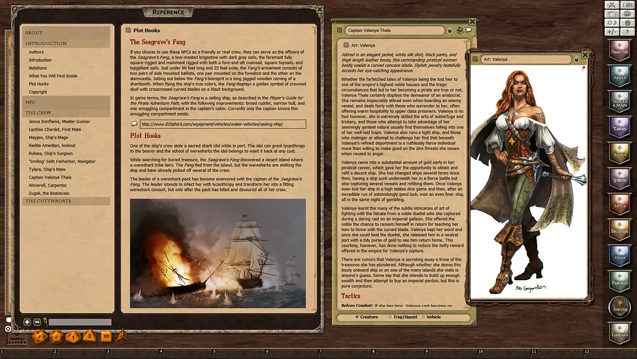 Fantasy Grounds - Cutthroats and Crew (PFRPG) Screenshot 2