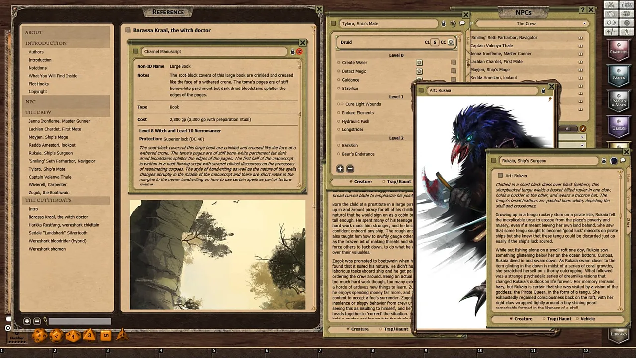 Fantasy Grounds - Cutthroats and Crew (PFRPG) Screenshot 3