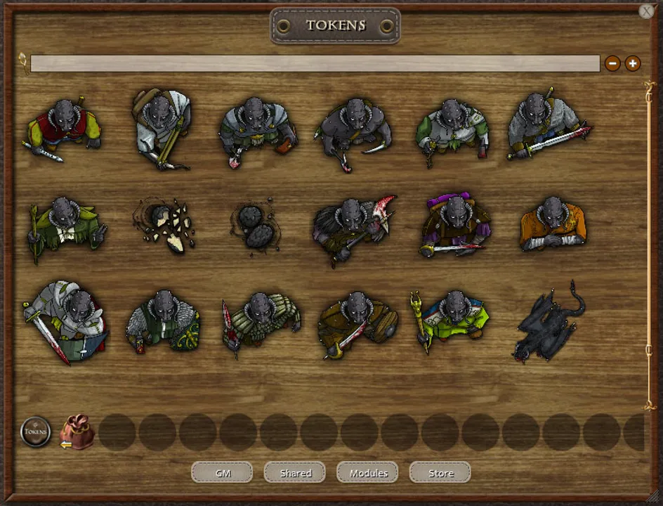 Fantasy Grounds - Black Dragons (Token Pack) Screenshot 0