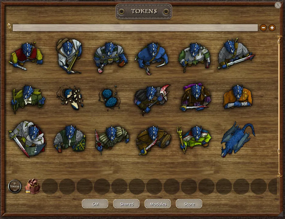 Fantasy Grounds - Blue Dragons (Token Pack) Screenshot 0