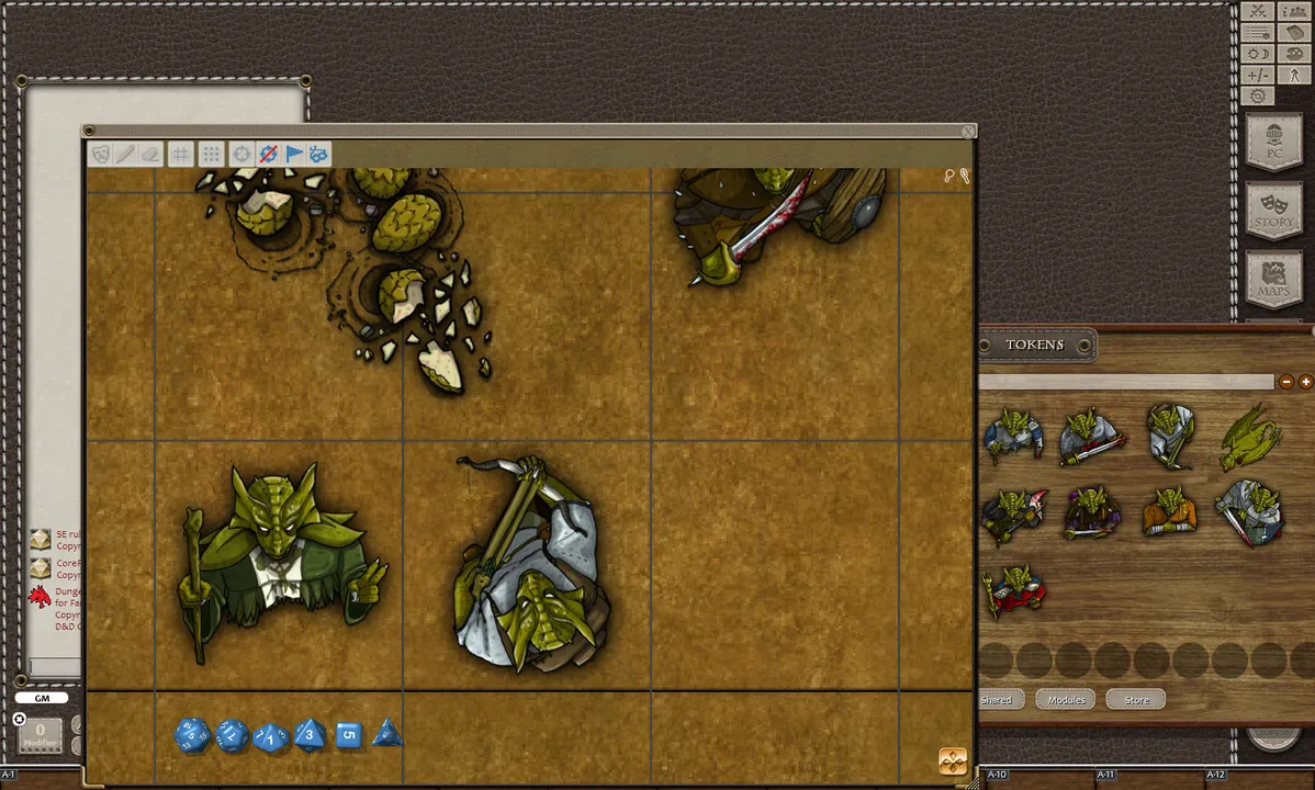 Fantasy Grounds - Brass Dragons (Token Pack) Screenshot 3