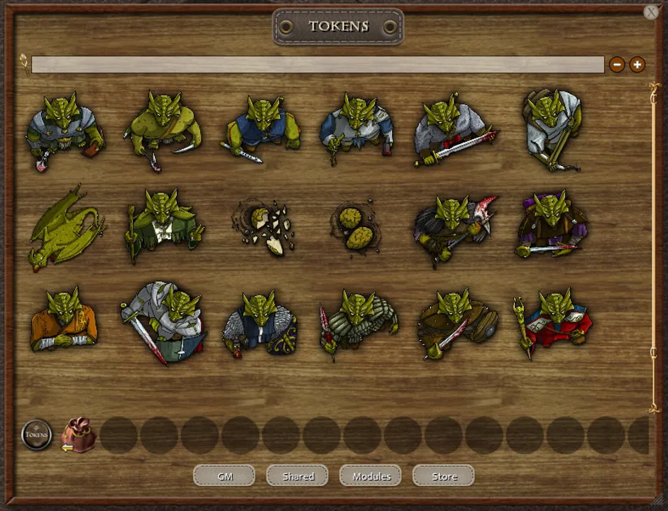 Fantasy Grounds - Brass Dragons (Token Pack) Screenshot 0