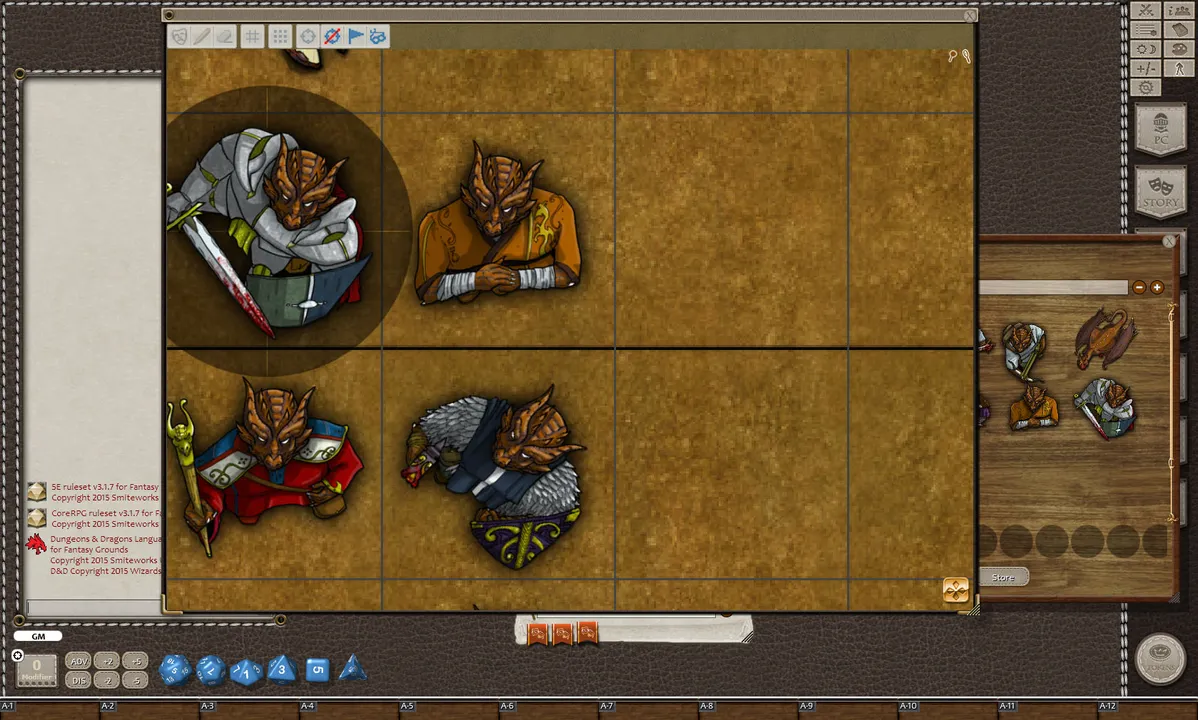 Fantasy Grounds - Copper Dragons (Token Pack) Screenshot 3