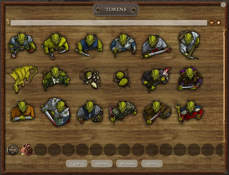 Fantasy Grounds - Gold Dragons (Token Pack) Screenshot 0