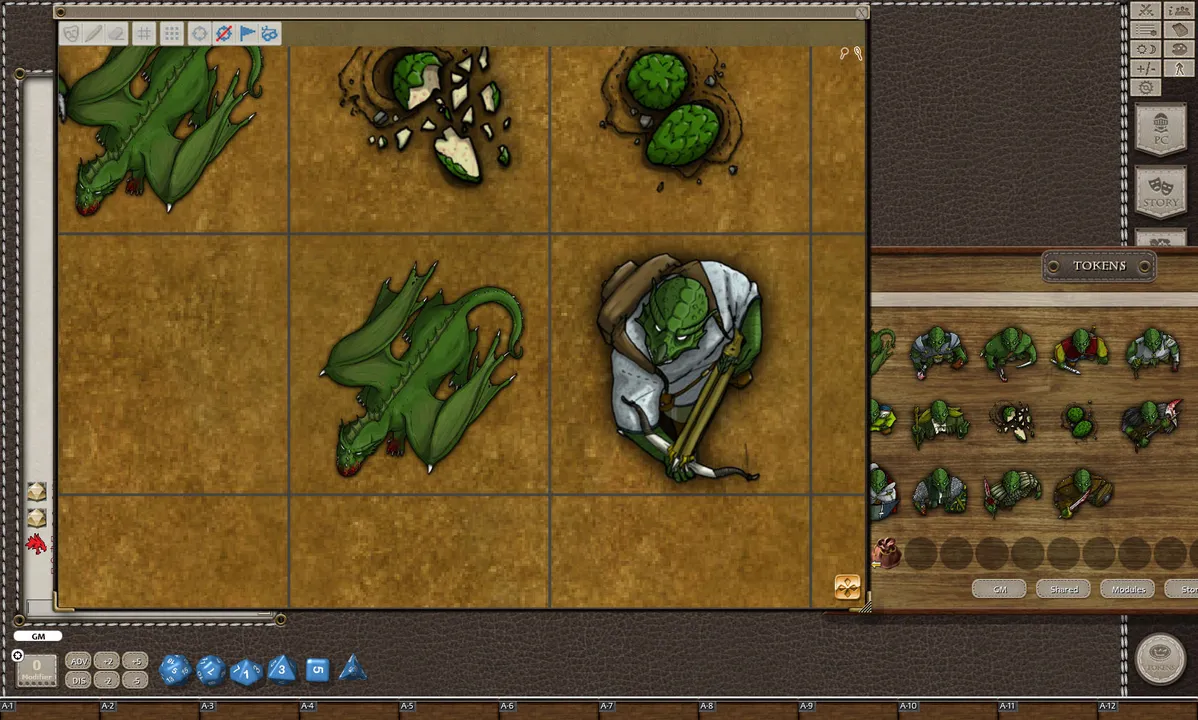 Fantasy Grounds - Green Dragons (Token Pack) Screenshot 3