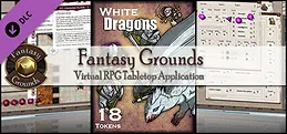 Fantasy Grounds - White Dragons (Token Pack)