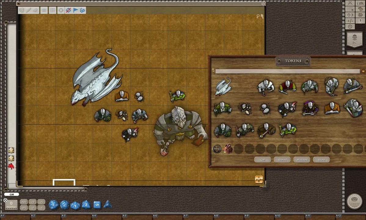 Fantasy Grounds - White Dragons (Token Pack) Screenshot 2