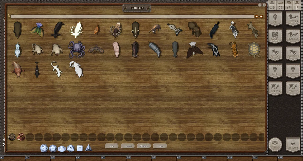 Fantasy Grounds - Animals 2 (Token Pack) Screenshot 1