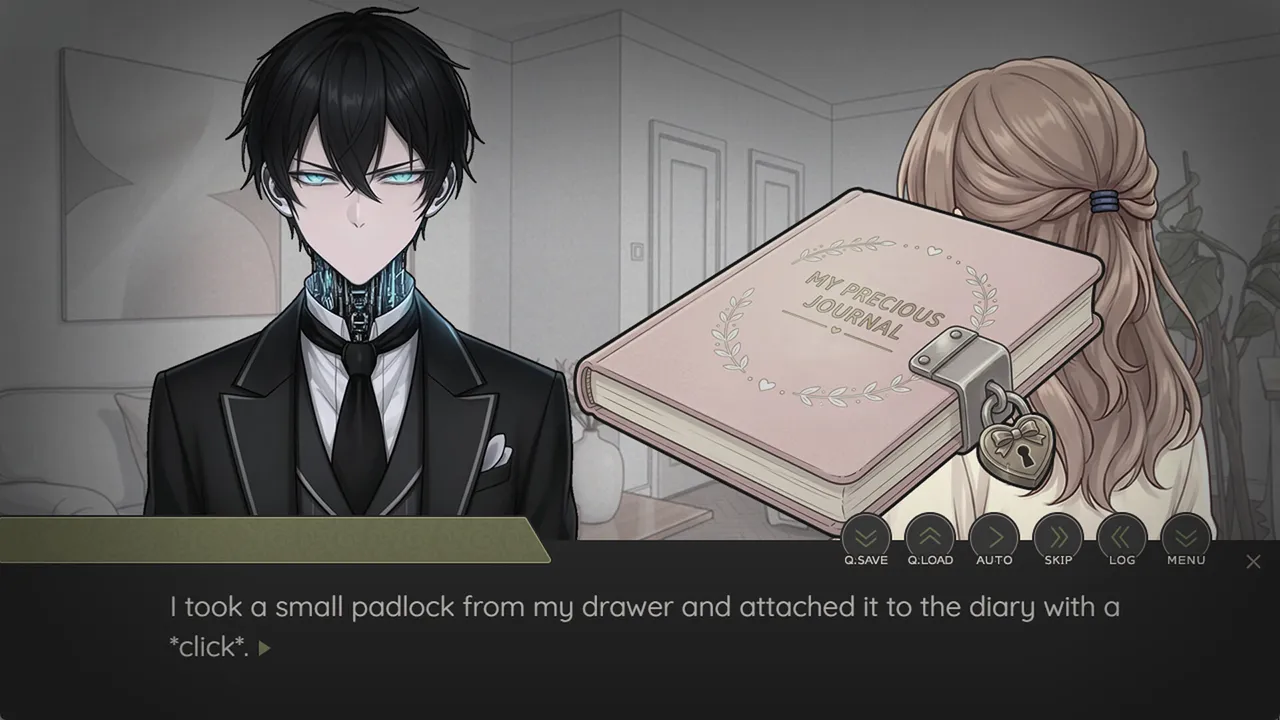 My AI read my diary - Dating Sim Screenshot 0