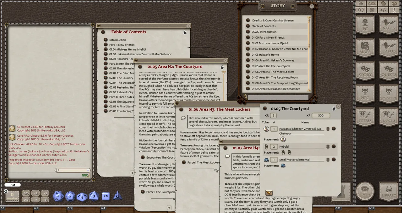 Fantasy Grounds - Cat & Mouse (5E) Screenshot 3