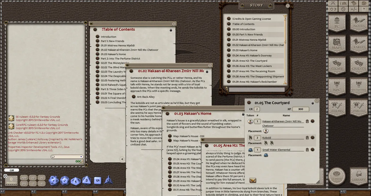 Fantasy Grounds - Cat & Mouse (5E) Screenshot 2