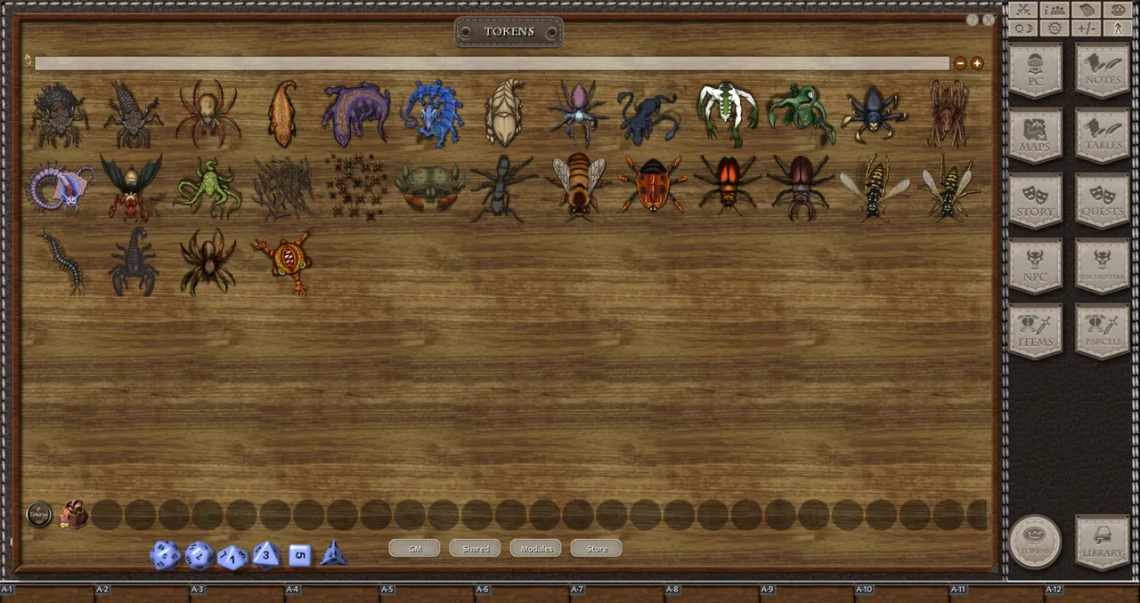 Fantasy Grounds - Many-Legged Fiends (Token Pack) Screenshot 1