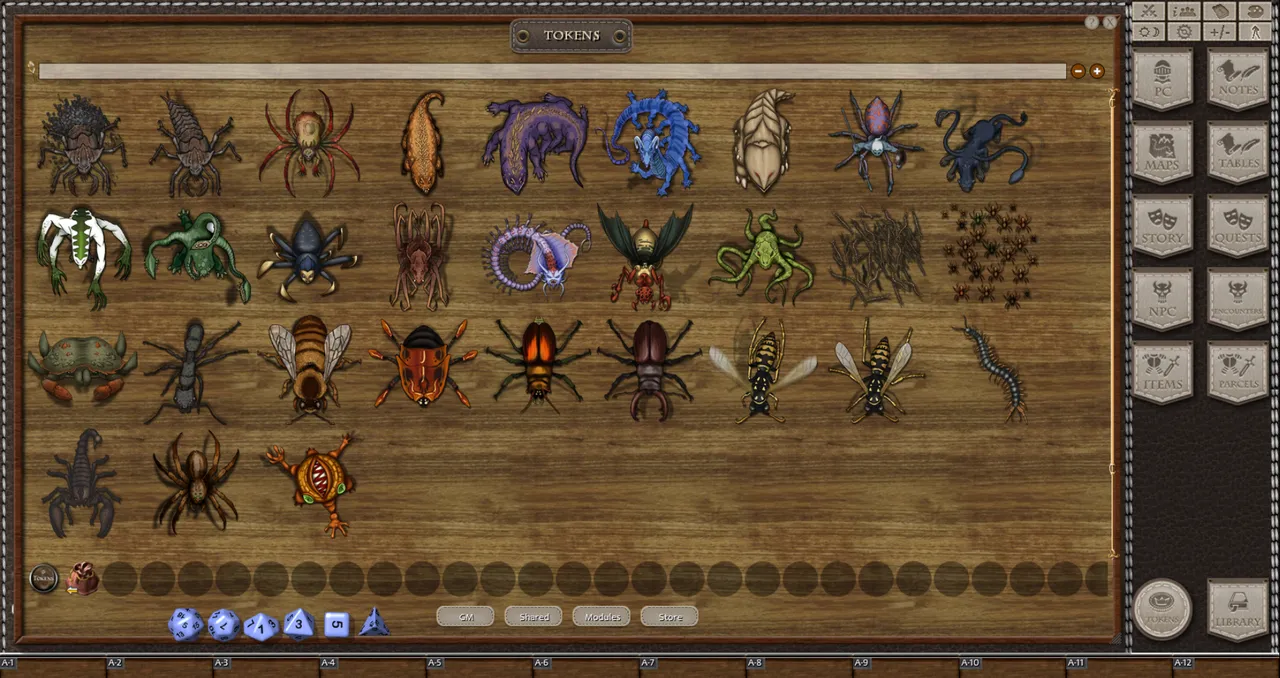 Fantasy Grounds - Many-Legged Fiends (Token Pack) Screenshot 2