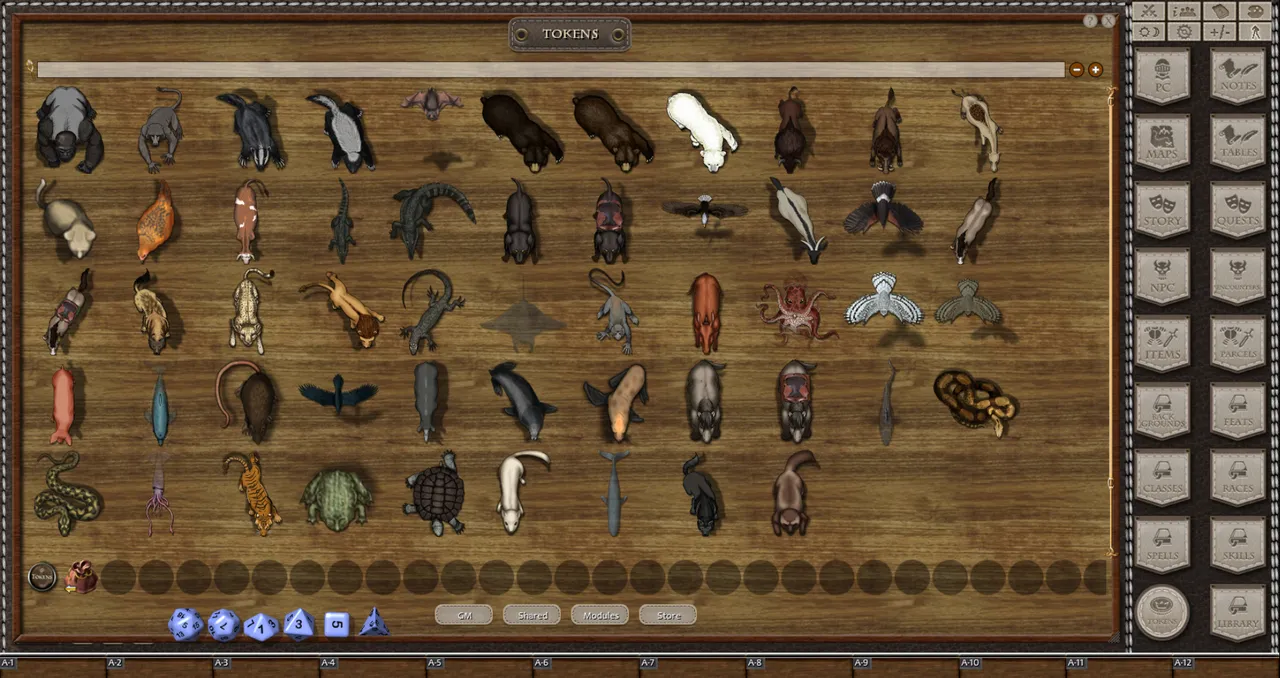 Fantasy Grounds - Animals (Token Pack) Screenshot 2