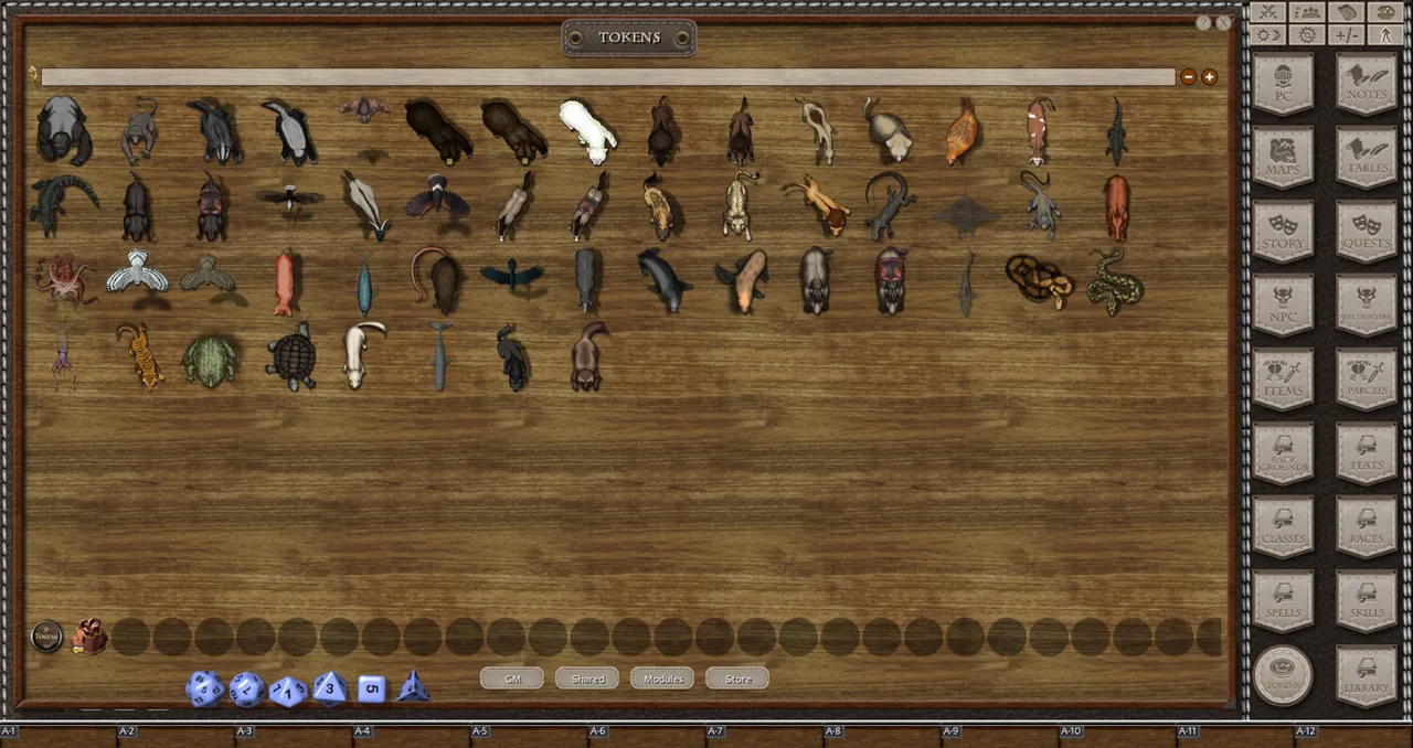 Fantasy Grounds - Animals (Token Pack) Screenshot 1