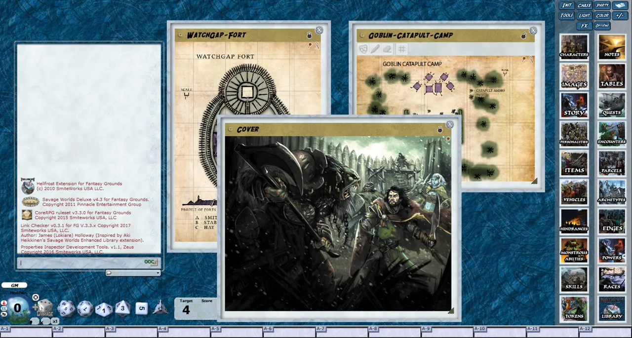 Fantasy Grounds - Hellfrost: Siege of Watch Gap Fort (Savage Worlds) Screenshot 2