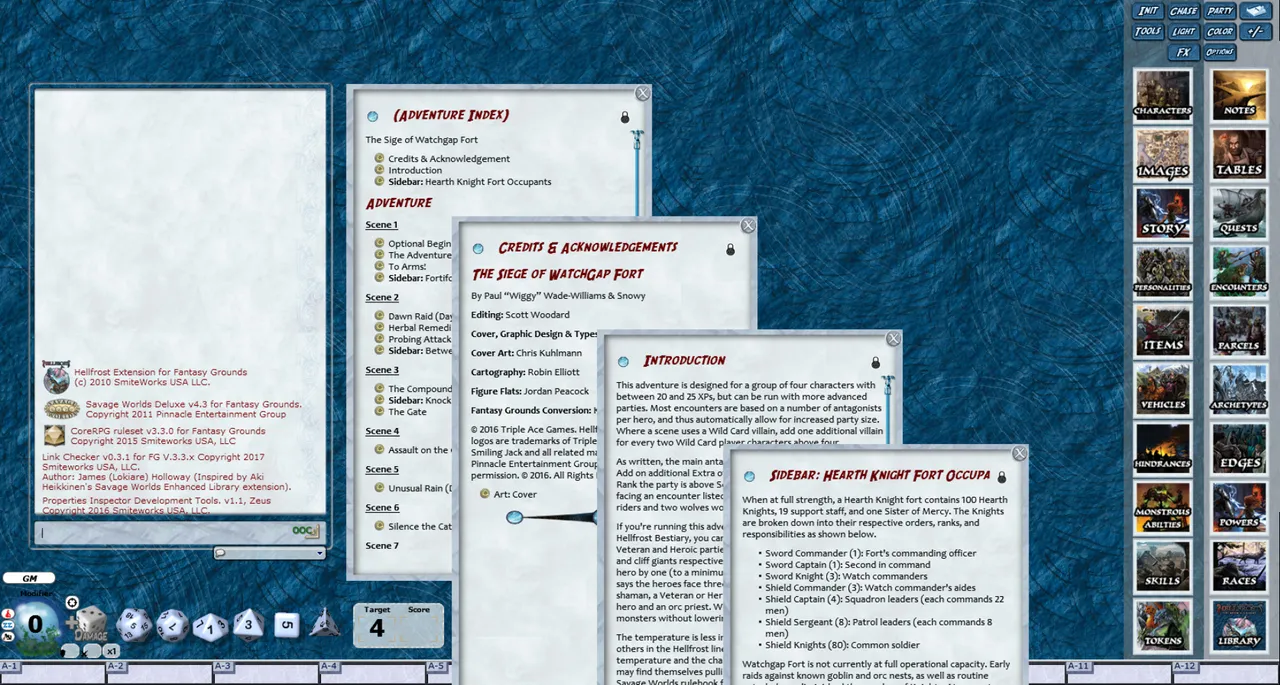 Fantasy Grounds - Hellfrost: Siege of Watch Gap Fort (Savage Worlds) Screenshot 0