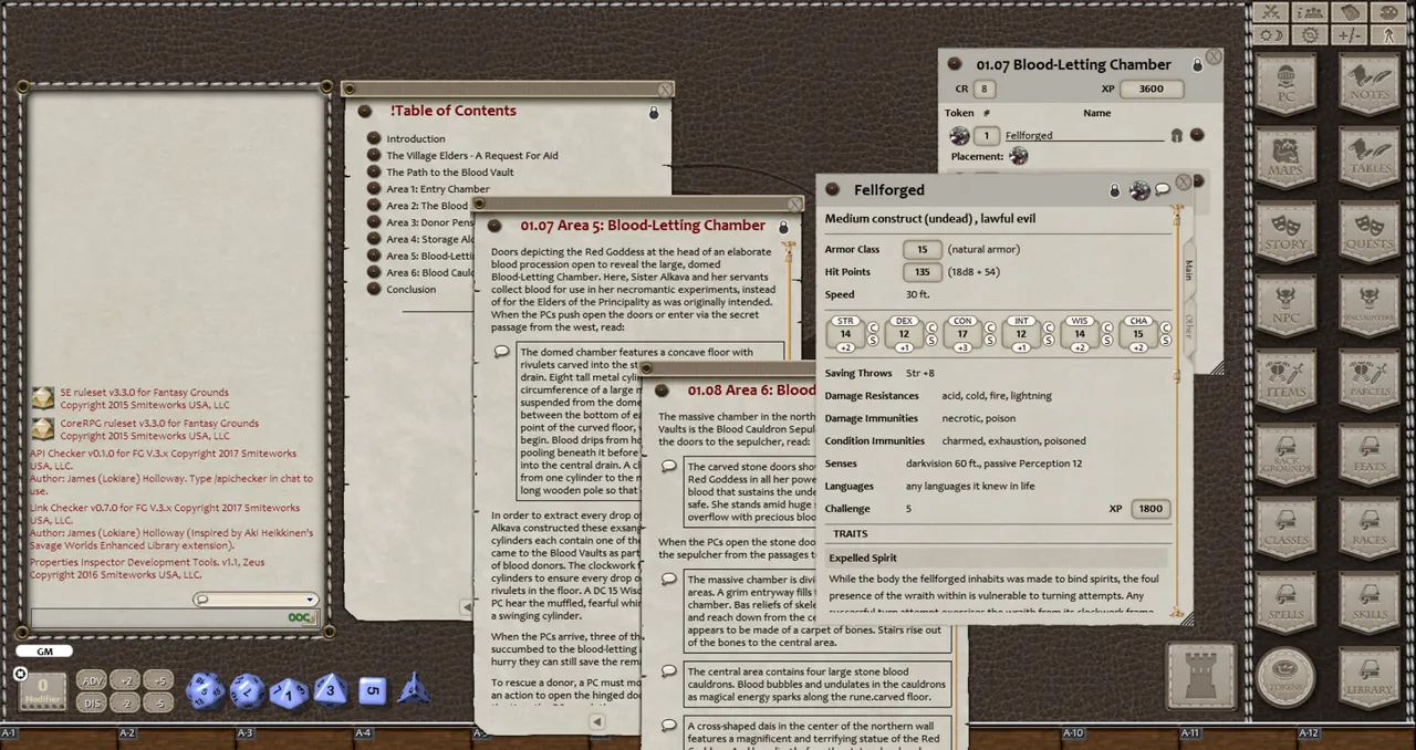 Fantasy Grounds - Blood Vaults of Sister Alkava (5E) Screenshot 2