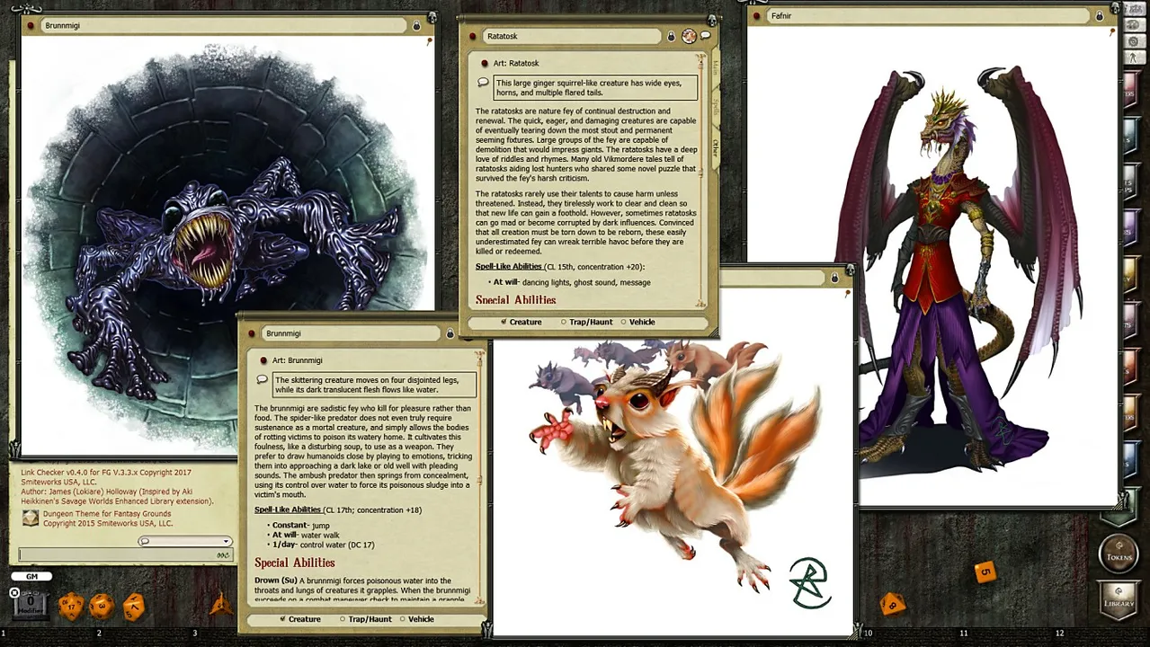 Fantasy Grounds - Winter’s Roar: Vikmordere Bestiary (PFRPG) Screenshot 1