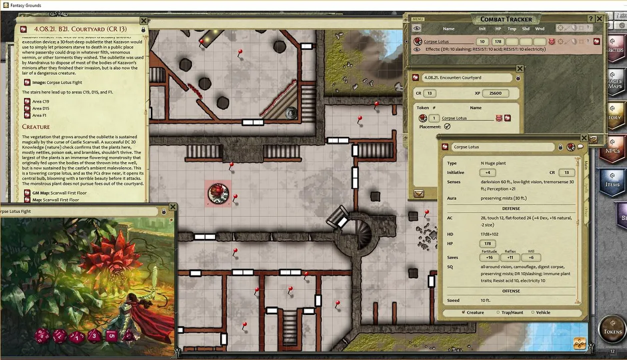 Fantasy Grounds - Pathfinder RPG - Curse of the Crimson Throne Screenshot 8