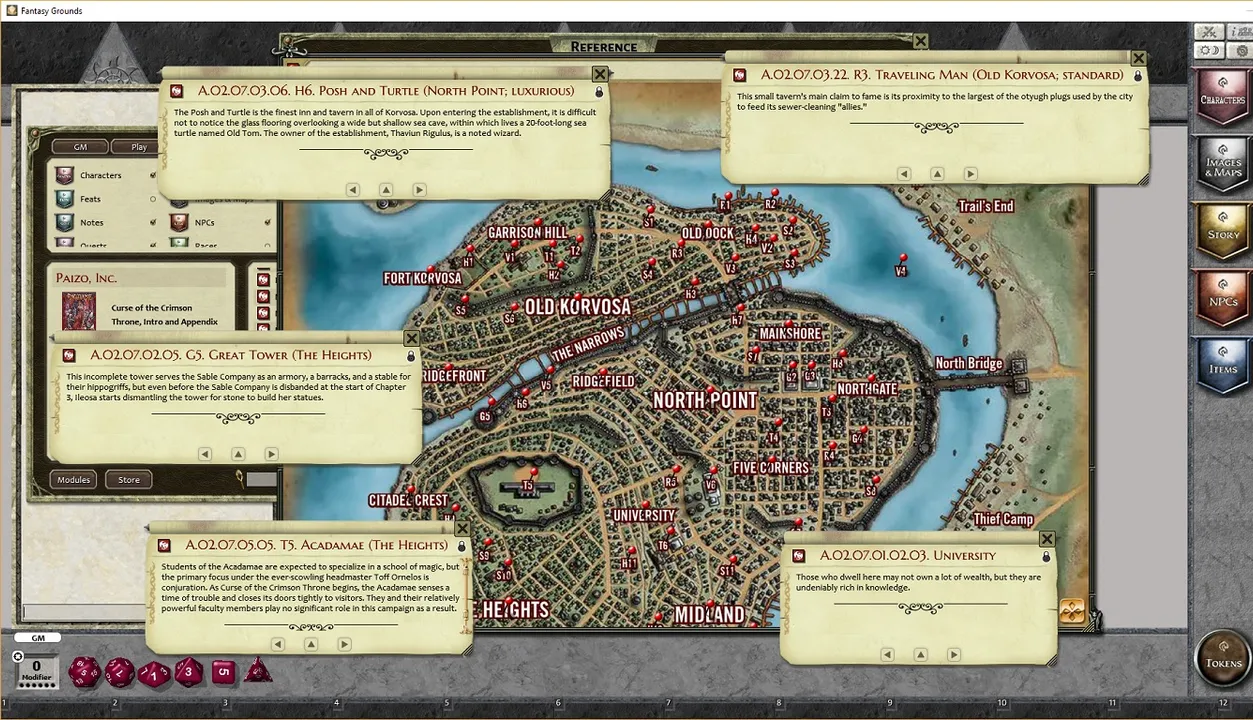 Fantasy Grounds - Pathfinder RPG - Curse of the Crimson Throne Screenshot 1