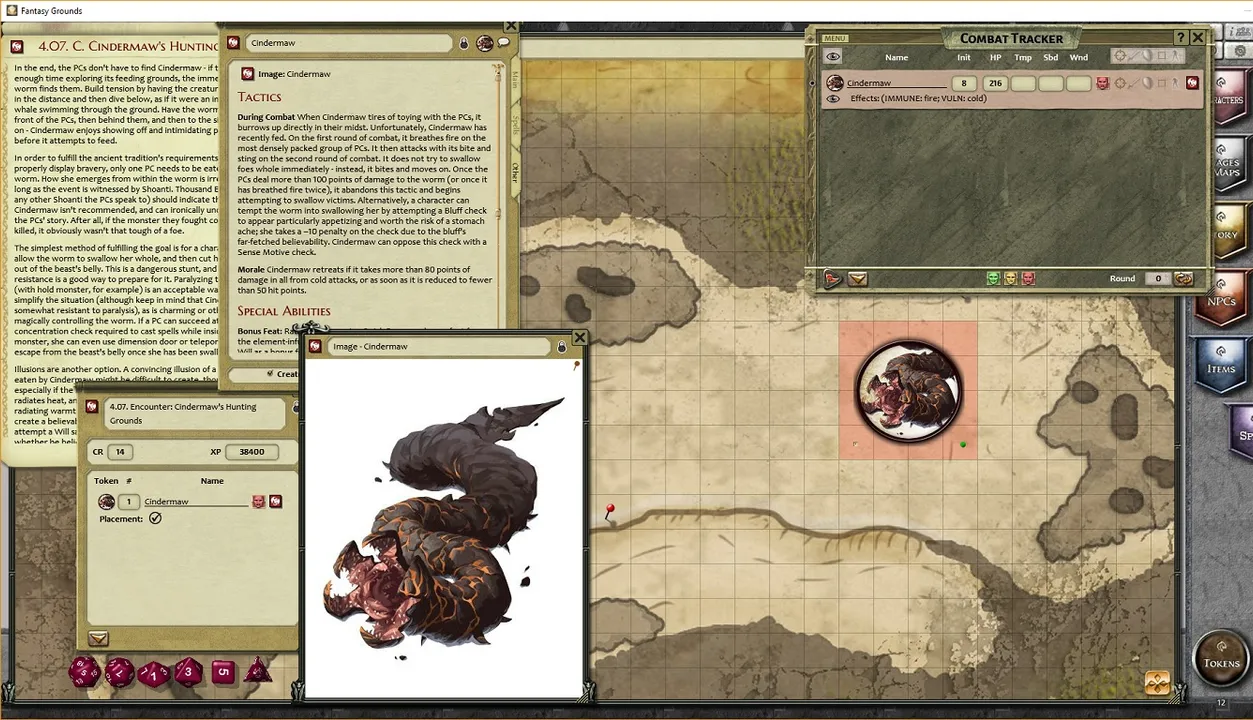Fantasy Grounds - Pathfinder RPG - Curse of the Crimson Throne Screenshot 9