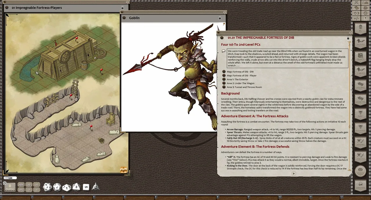 Fantasy Grounds - Prepared! One Shot Adventures (5E) Screenshot 1