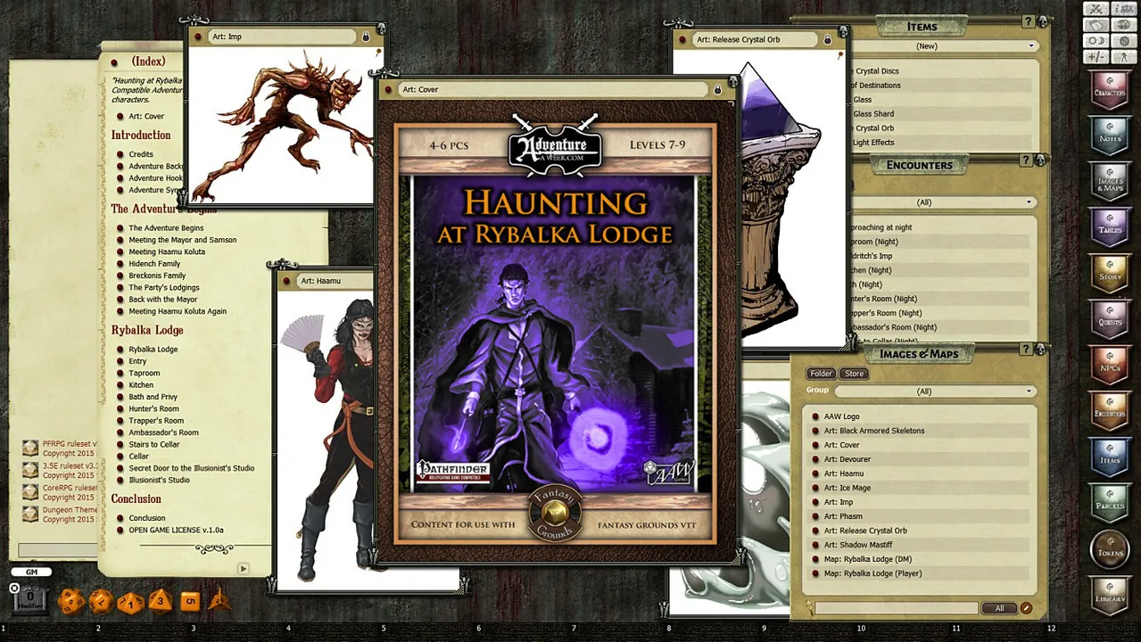 Fantasy Grounds - A17: Haunting at Rybalka Lodge (PFRPG) Screenshot 0