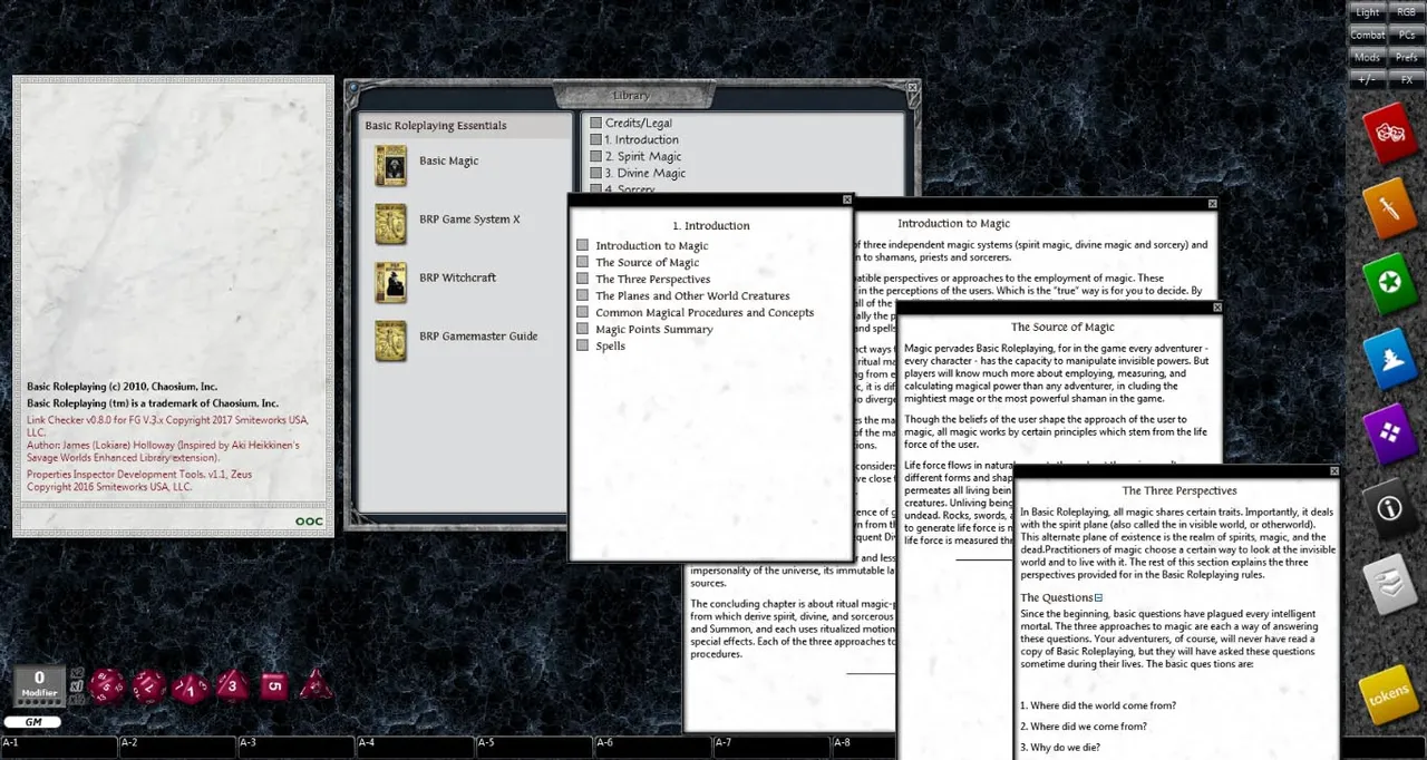 Fantasy Grounds - Basic Magic (BRP) Screenshot 0