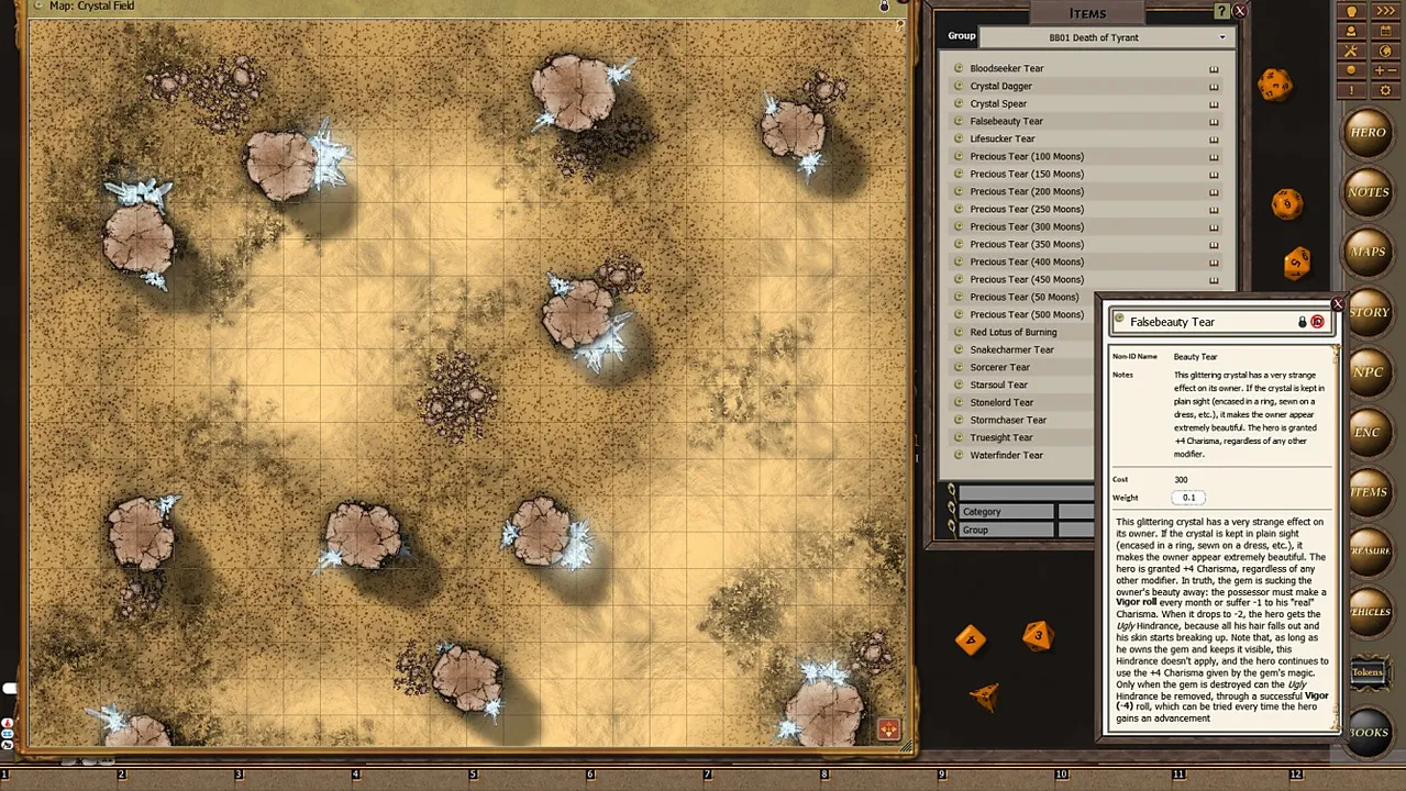 Fantasy Grounds - Beasts & Barbarians: Death of a Tyrant (Savage Worlds) Screenshot 3
