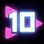 10 Purple Triangles icon