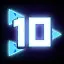 10 Blue Triangles icon