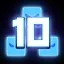 10 Blue Squares icon