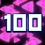 100 Purple Triangles icon