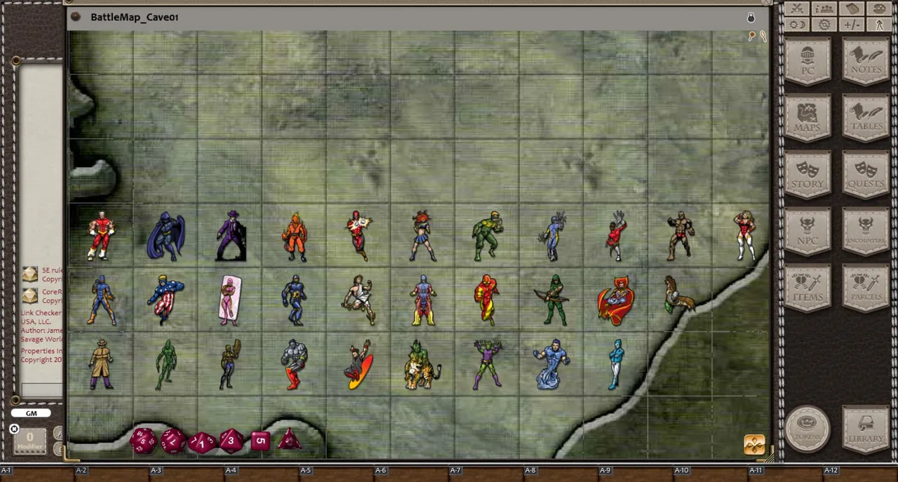 Fantasy Grounds - Disposable Heroes: Superhero Statix Set One (Token Pack) Screenshot 0