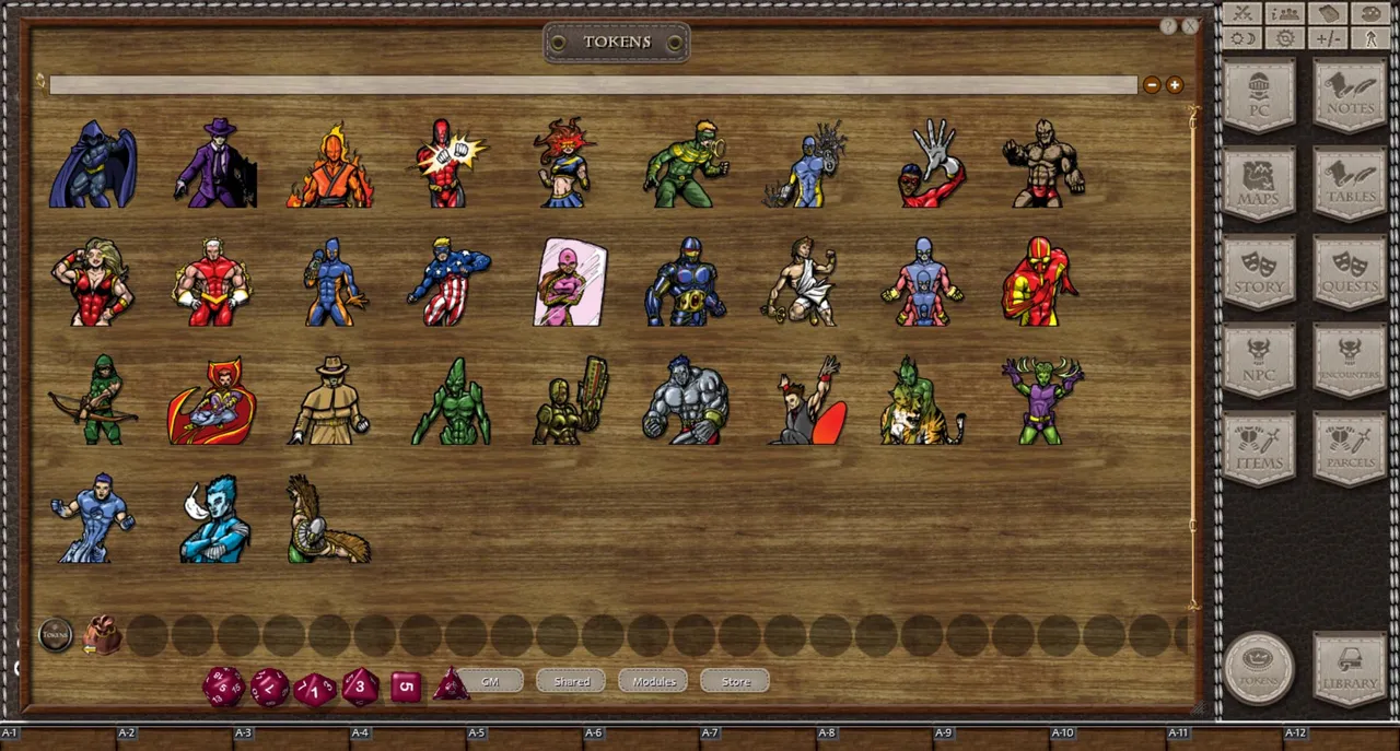 Fantasy Grounds - Disposable Heroes: Superhero Statix Set One (Token Pack) Screenshot 3