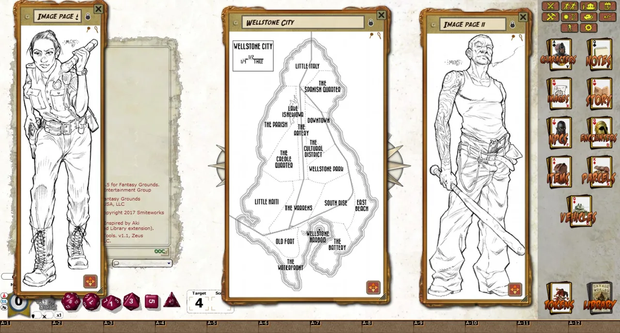 Fantasy Grounds - Wellstone City (Savage Worlds) Screenshot 0