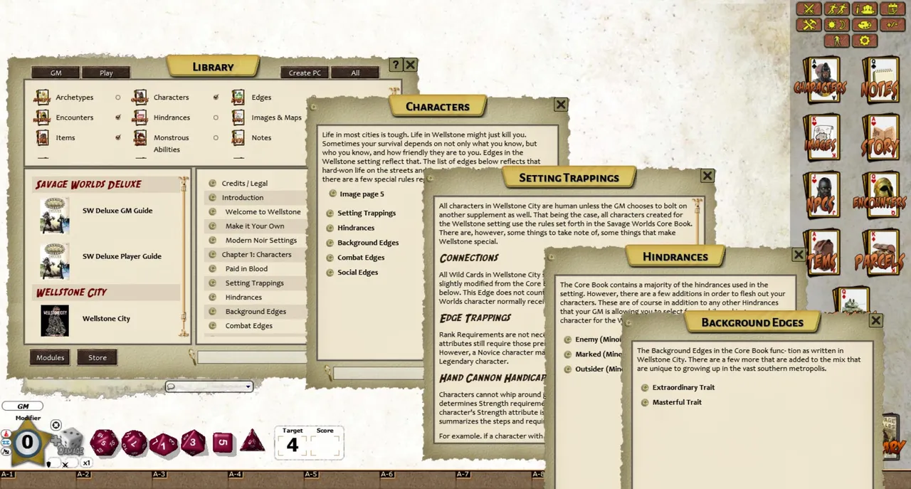 Fantasy Grounds - Wellstone City (Savage Worlds) Screenshot 2