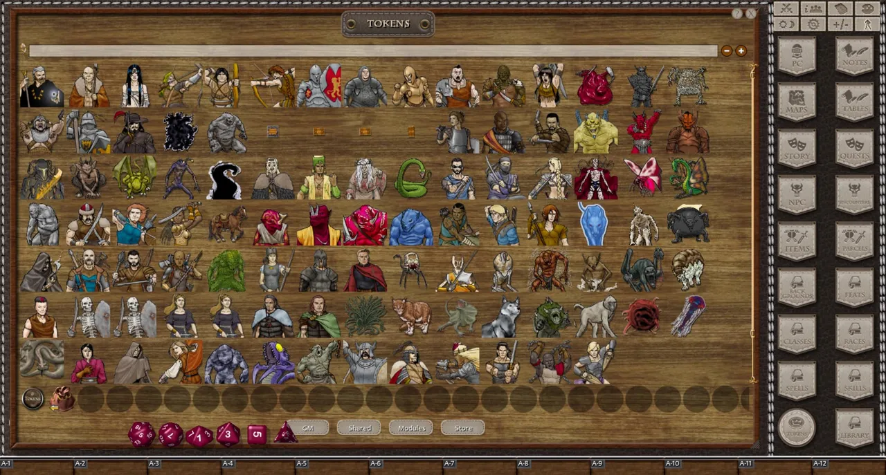 Fantasy Grounds - Iron Heroes Counter Collection (Token Pack) Screenshot 1
