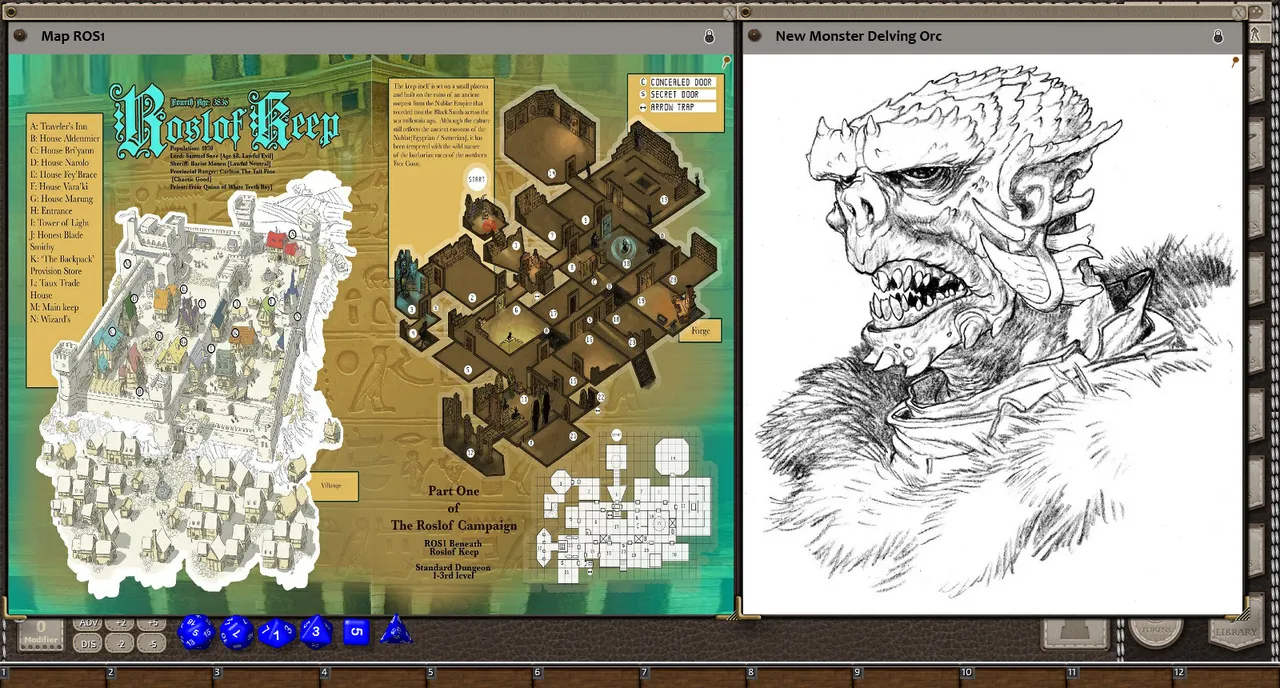 Fantasy Grounds - The Folio: The Complete Roslof Keep Campaign (5E) Screenshot 2