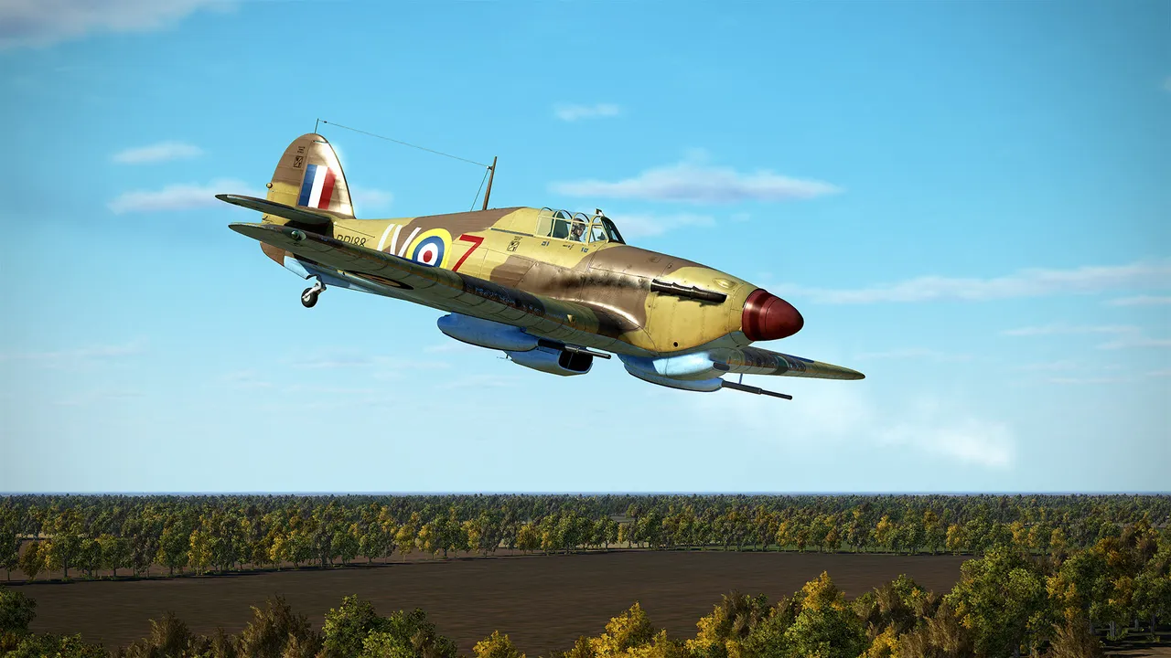 IL-2 Sturmovik: Hurricane Mk.II Collector Plane Screenshot 8