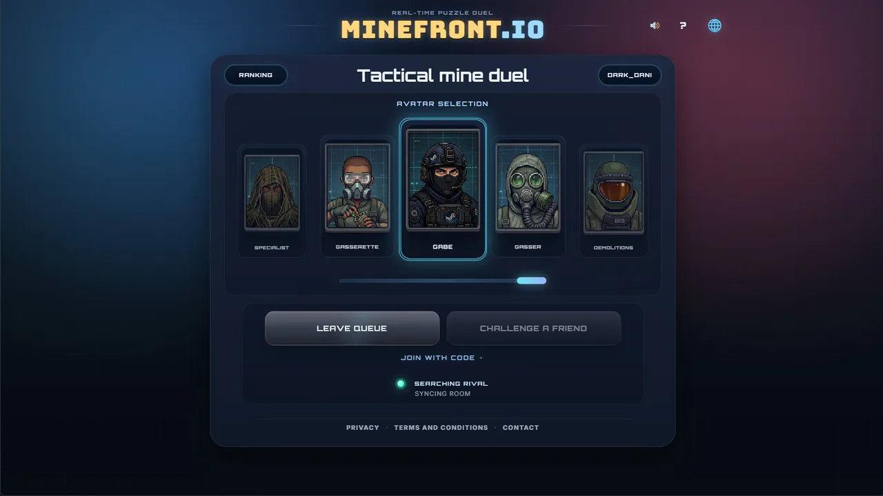 Minefront Screenshot 1