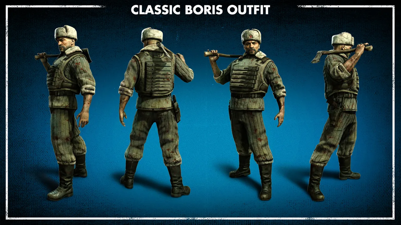 Zombie Army 4: Classic Boris Outfit Screenshot 1