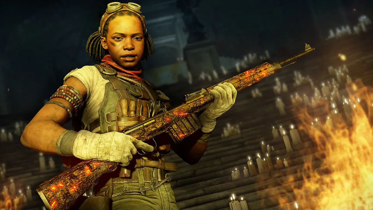Zombie Army 4: Molten Lava Weapon Skins Screenshot 1